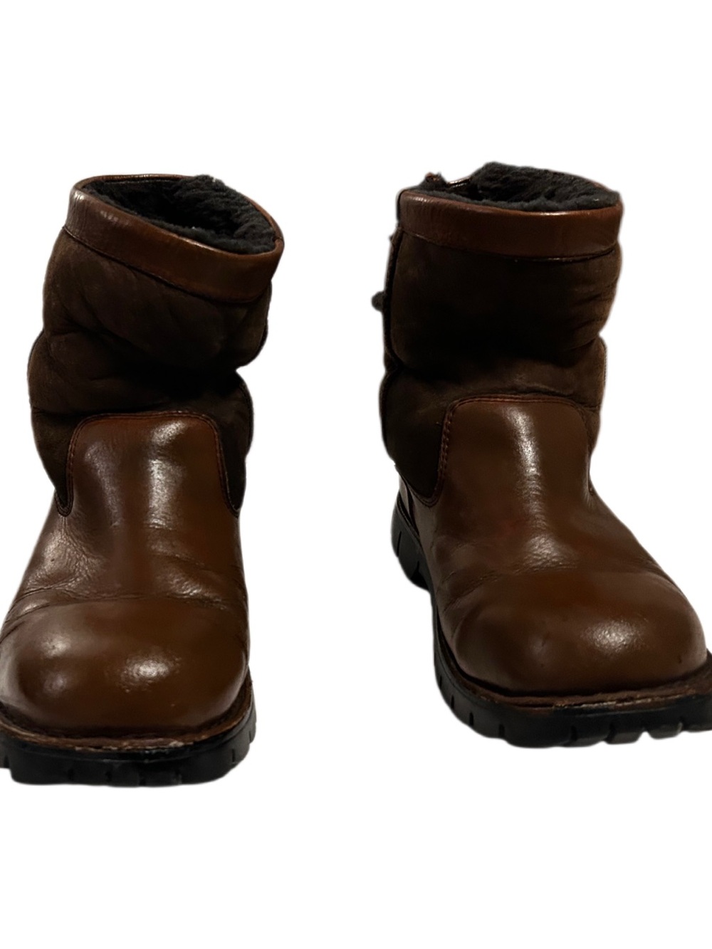 UGG Australia BEACON 8" Brown Shearling Winter Snow Boots Men's US 9